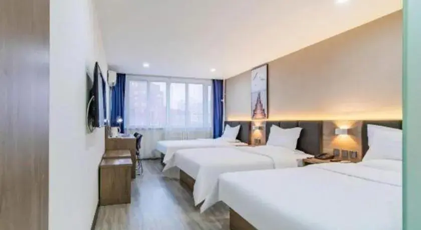 Bed in 7 Days Inn Tianjin Development Zone 3rd Street Wanli Bed in 7 Days Inn Tianjin Development Zone 3rd Street Wanli