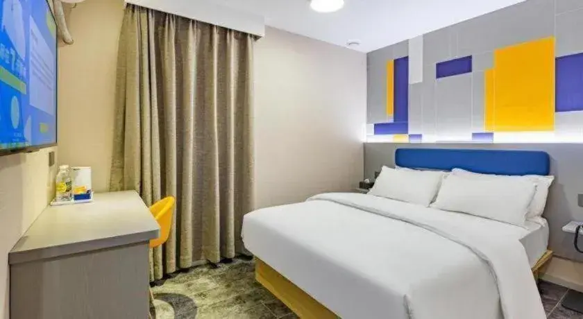 Bed in 7 Days Inn Chaozhou Chaofeng Road Bus Station Bed in 7 Days Inn Chaozhou Chaofeng Road Bus Station