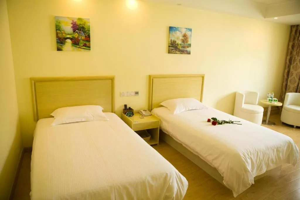 Bed in GreenTree Inn Xiangshan Transportation Center Bai Hua Road
