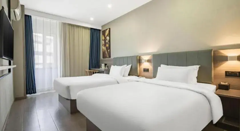 Bed in 7 Days Inn Tianjin Railway Station Bed in 7 Days Inn Tianjin Railway Station