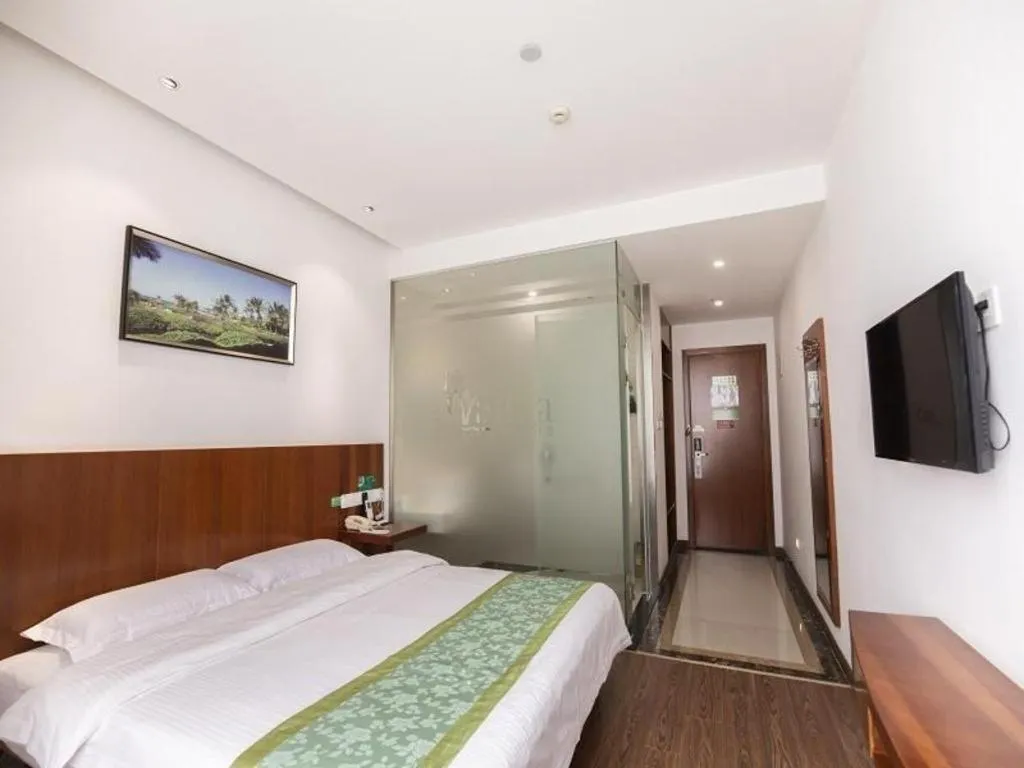 Bed in Vatica Shanghai Jiading District Anting Metro Station Moyu Road Hotel