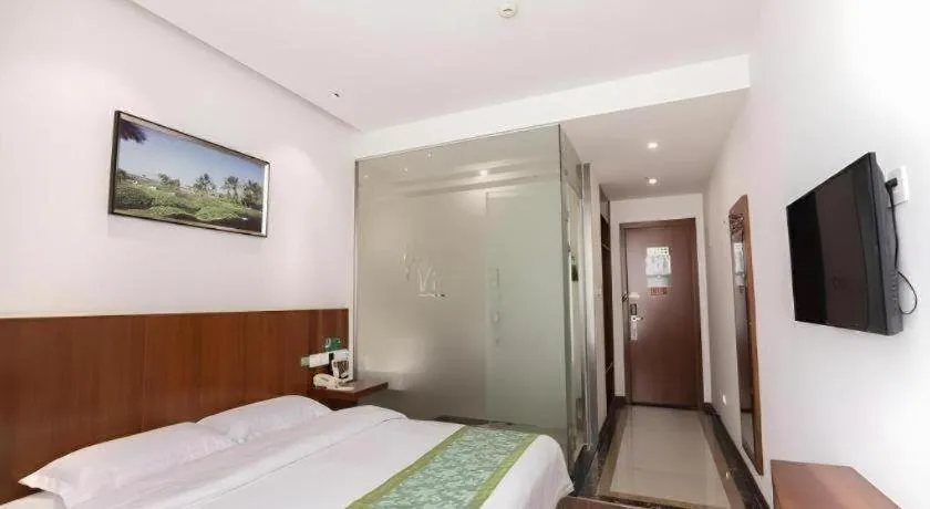 Bed in Vatica Shanghai Jiading District Anting Metro Station Moyu Road Hotel