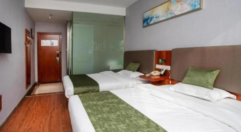 Bed in Vatica Shanghai Jiading District Anting Metro Station Moyu Road Hotel