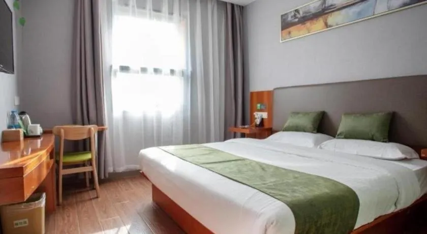 Bed in Vatica Shanghai Jiading District Anting Metro Station Moyu Road Hotel