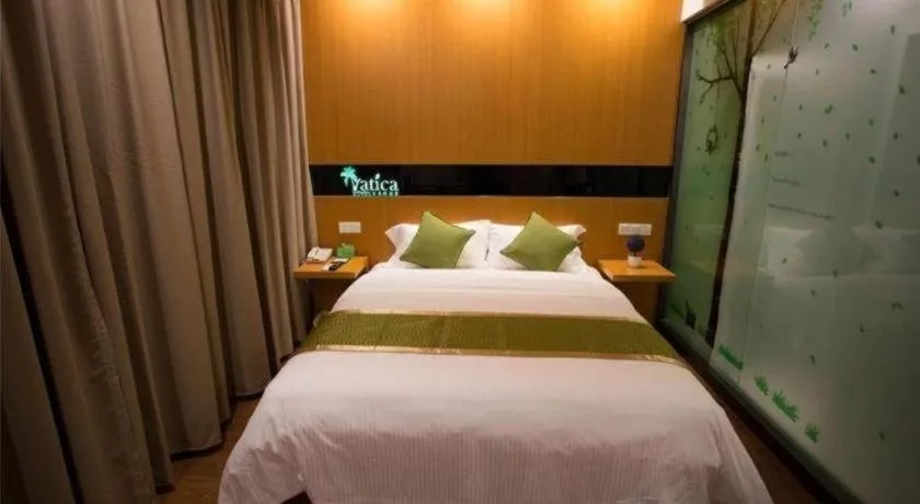 Bed in Vatica Shanghai Jiading District Anting Metro Station Moyu Road Hotel