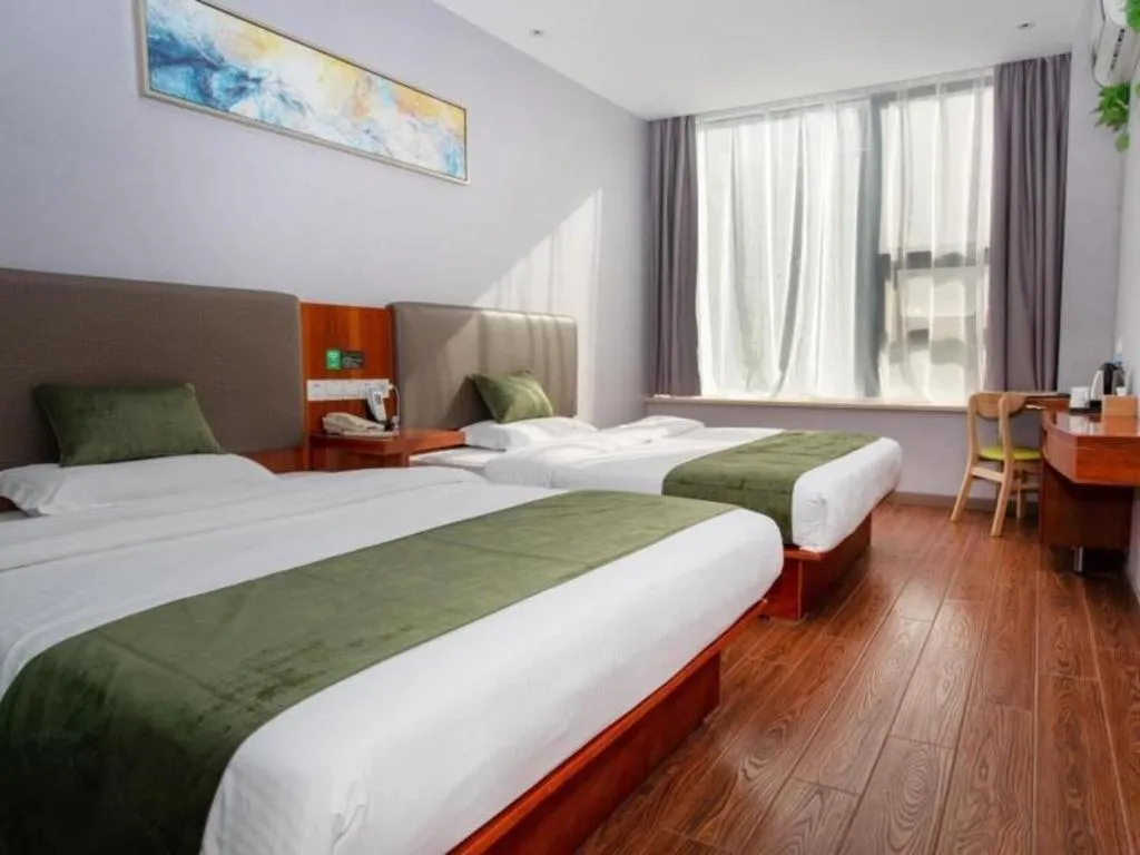 Bed in Vatica Shanghai Jiading District Anting Metro Station Moyu Road Hotel
