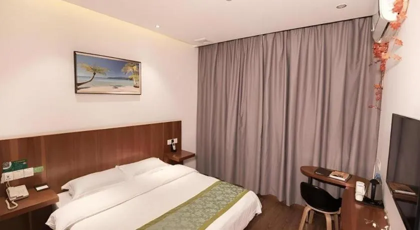 Bed in Vatica Shanghai Jiading District Anting Metro Station Moyu Road Hotel