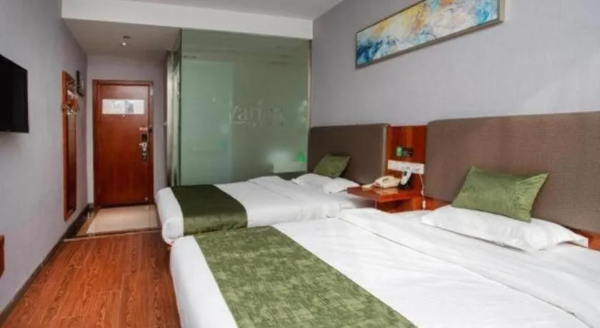 Bed in Vatica Shanghai Jiading District Anting Metro Station Moyu Road Hotel