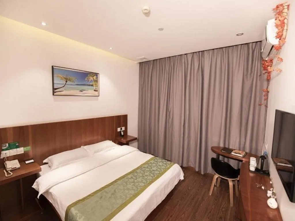 Bed in Vatica Shanghai Jiading District Anting Metro Station Moyu Road Hotel