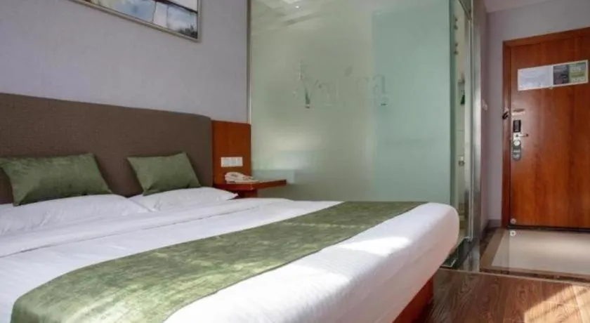 Bed in Vatica Shanghai Jiading District Anting Metro Station Moyu Road Hotel