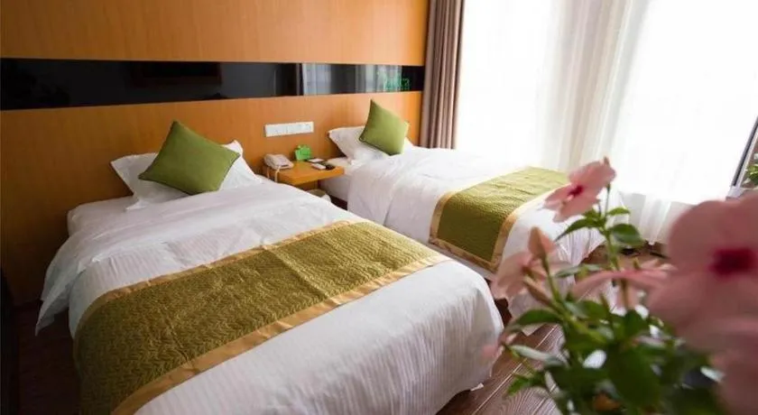 Bed in Vatica Shanghai Jiading District Anting Metro Station Moyu Road Hotel