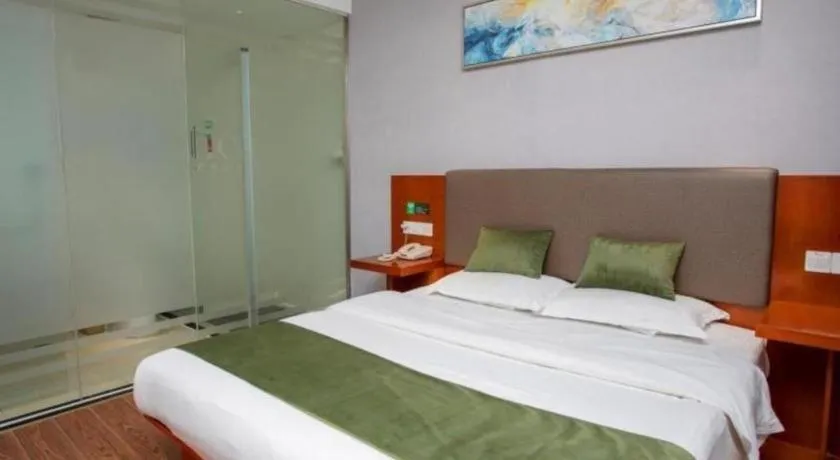 Bed in Vatica Shanghai Jiading District Anting Metro Station Moyu Road Hotel