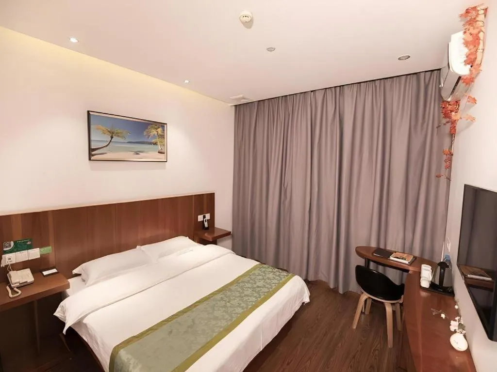Bed in Vatica Shanghai Jiading District Anting Metro Station Moyu Road Hotel