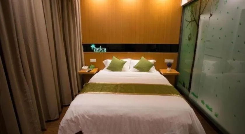 Bed in Vatica Shanghai Jiading District Anting Metro Station Moyu Road Hotel