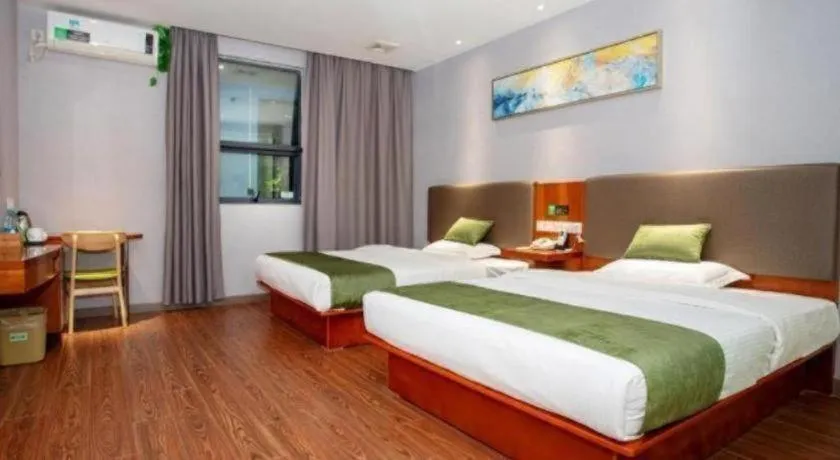 Bed in Vatica Shanghai Jiading District Anting Metro Station Moyu Road Hotel