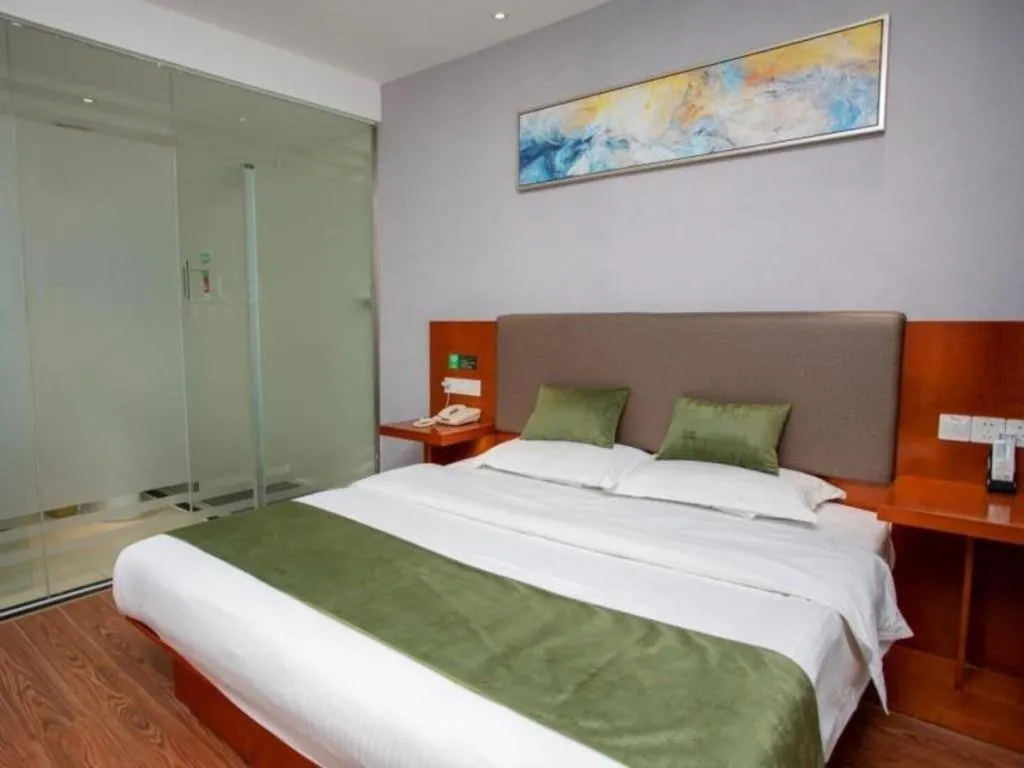 Bed in Vatica Shanghai Jiading District Anting Metro Station Moyu Road Hotel
