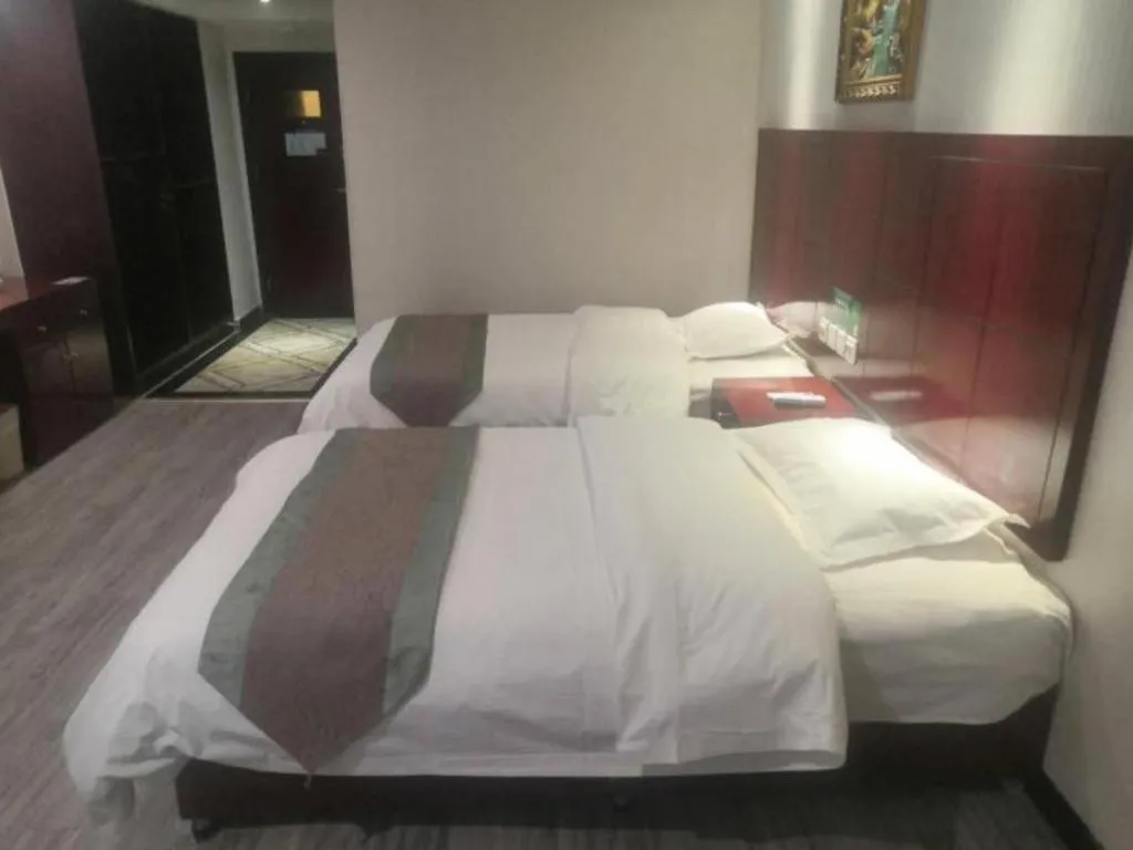 Bed in GreenTree Alliance Gansu Longnan Beishan East Road Hotel