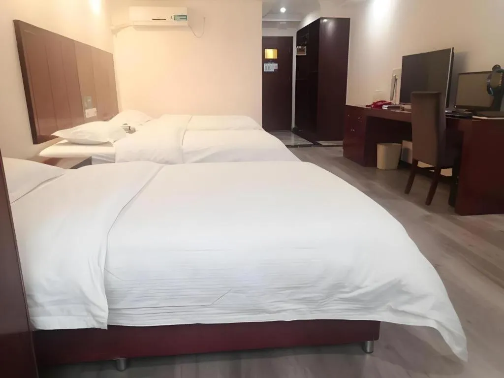 Bed in GreenTree Alliance Gansu Longnan Beishan East Road Hotel