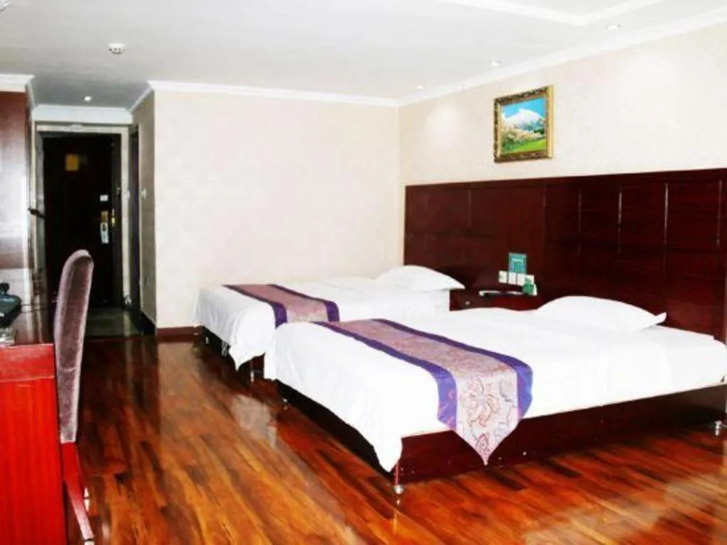 Bed in GreenTree Alliance Gansu Longnan Beishan East Road Hotel