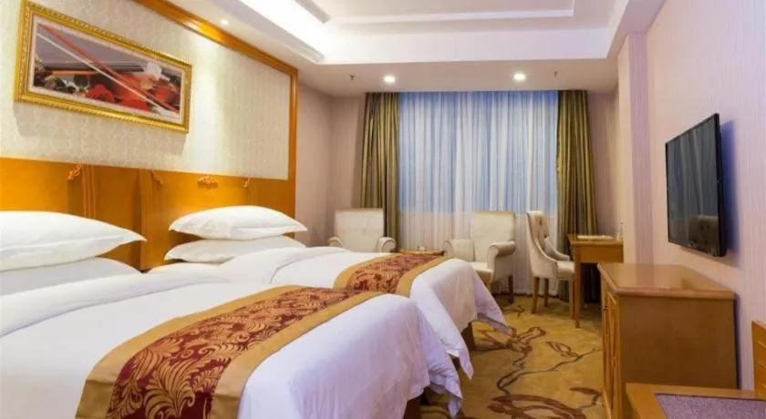 Bed in Vienna Hotel Guangzhou Luochongwei Bus Station Branch