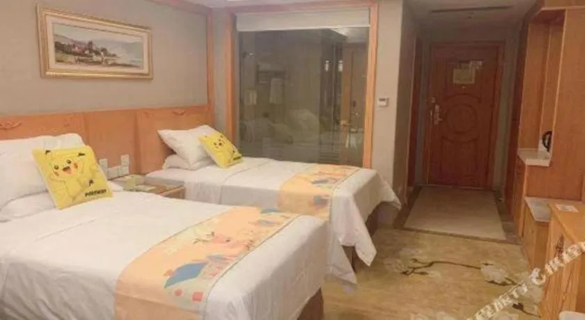 Bed in Vienna Hotel Guangzhou Luochongwei Bus Station Branch