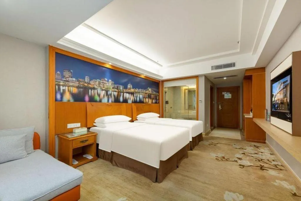 Bed in Vienna Hotel Guangzhou Luochongwei Bus Station Branch