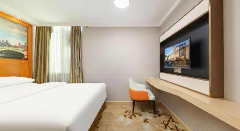 Bed in Vienna Hotel Guangzhou Luochongwei Bus Station Branch