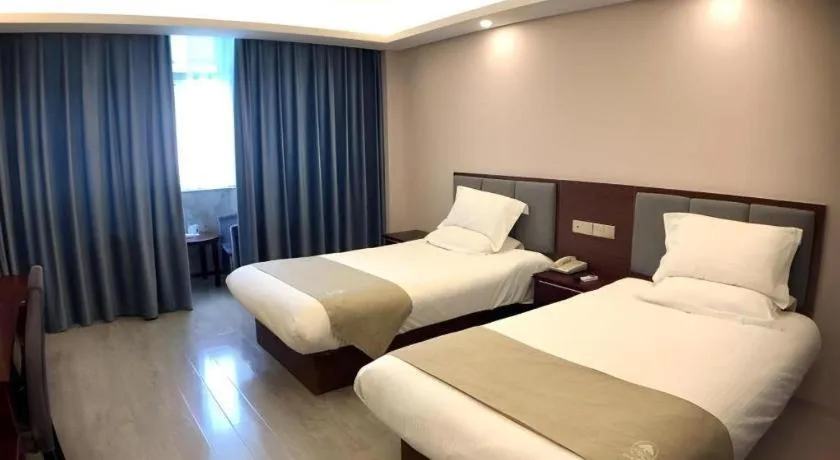 Bed in GreenTree Alliance Jiangsu Yangzhou Hanjiang Middle Road Libao Square Hotel