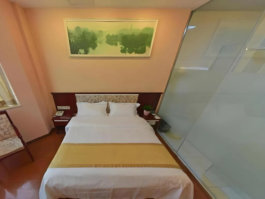 Bed in GreenTree Alliance Jiangsu Yangzhou Hanjiang Middle Road Libao Square Hotel