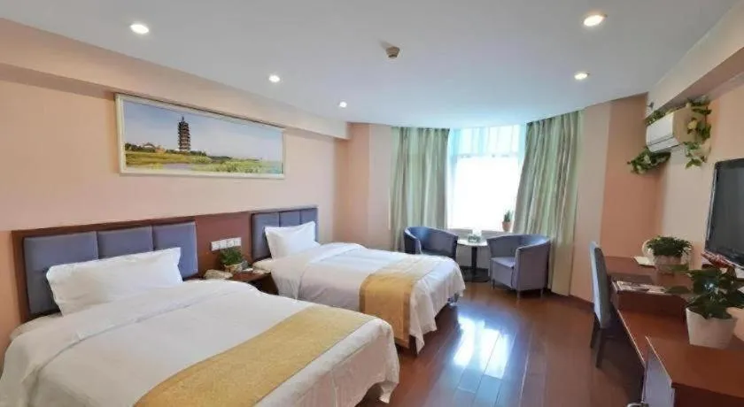 Bed in GreenTree Alliance Jiangsu Yangzhou Hanjiang Middle Road Libao Square Hotel