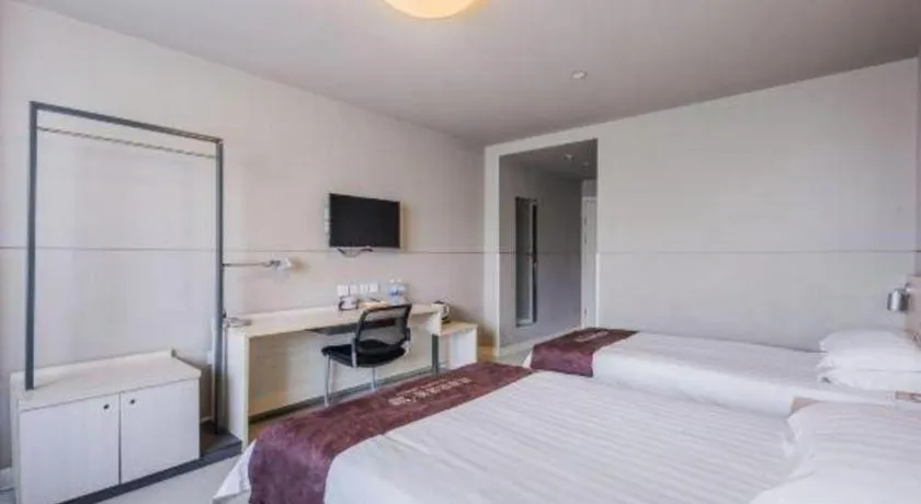 Bed in Jinjiang Inn Jiujiang Internation Exhibition Center