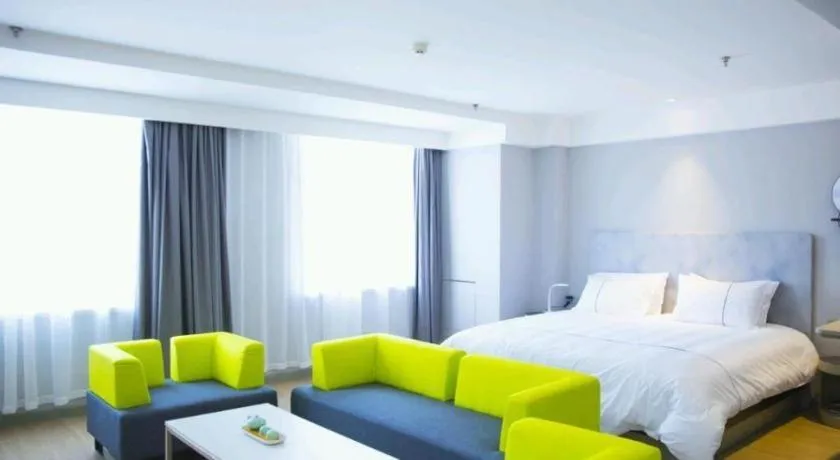 Bed in Jinjiang Inn Baotou Salaqi Railway Station