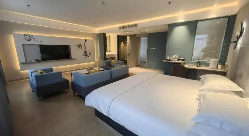 Bed in Jinjiang Inn Baotou Salaqi Railway Station Bed in Jinjiang Inn Baotou Salaqi Railway Station