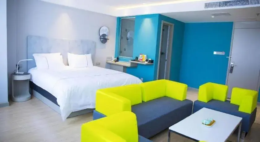 Bed in Jinjiang Inn Baotou Salaqi Railway Station Bed in Jinjiang Inn Baotou Salaqi Railway Station