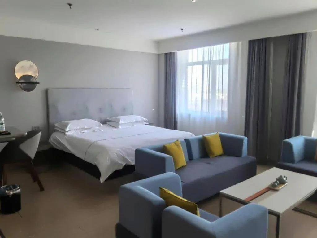 Bed in Jinjiang Inn Baotou Salaqi Railway Station