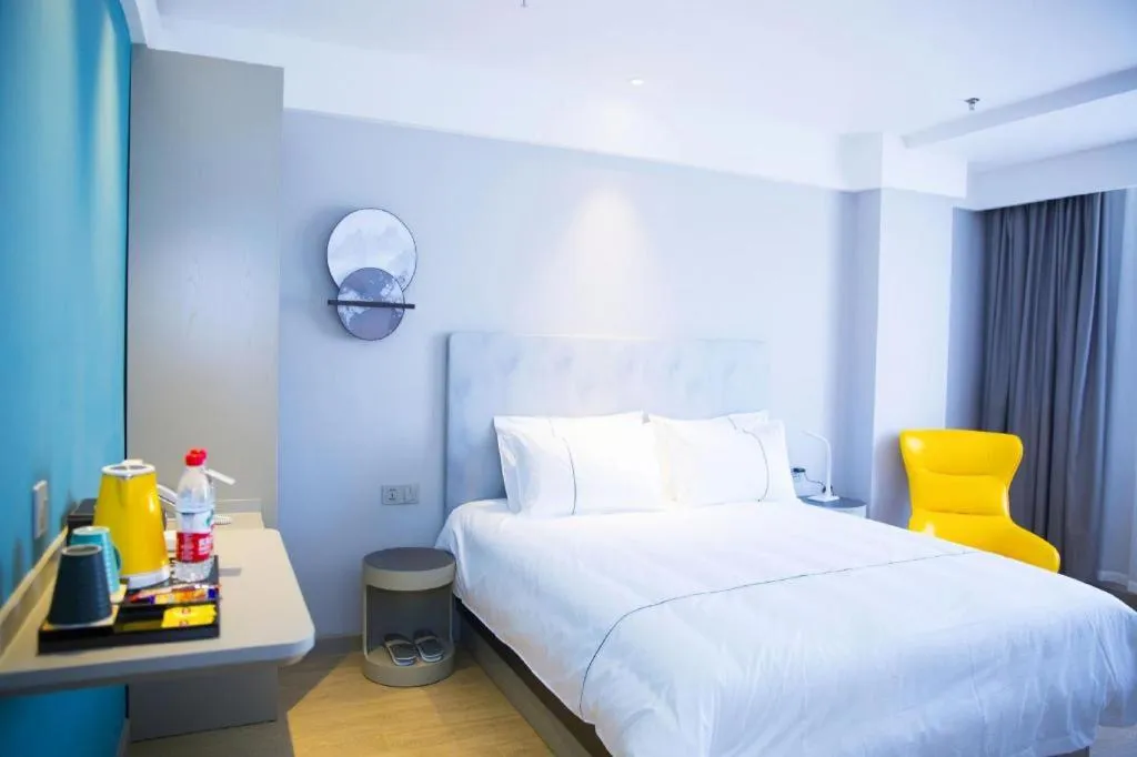 Bed in Jinjiang Inn Baotou Salaqi Railway Station