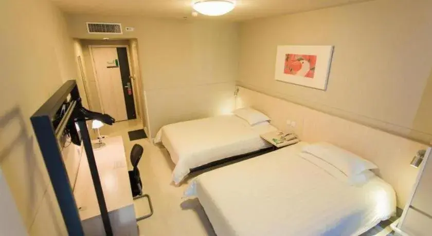 Bed in Jinjiang Inn Hohhot Dazhao Hospital Metro Station Bed in Jinjiang Inn Hohhot Dazhao Hospital Metro Station