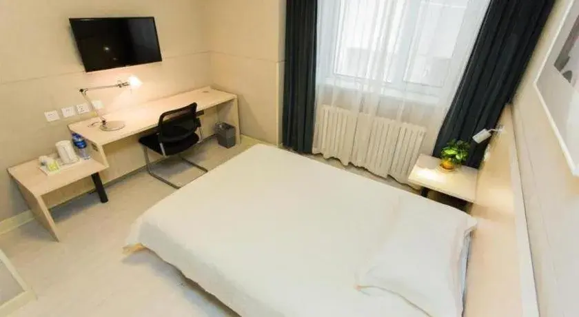 Bed in Jinjiang Inn Hohhot Dazhao Hospital Metro Station Bed in Jinjiang Inn Hohhot Dazhao Hospital Metro Station