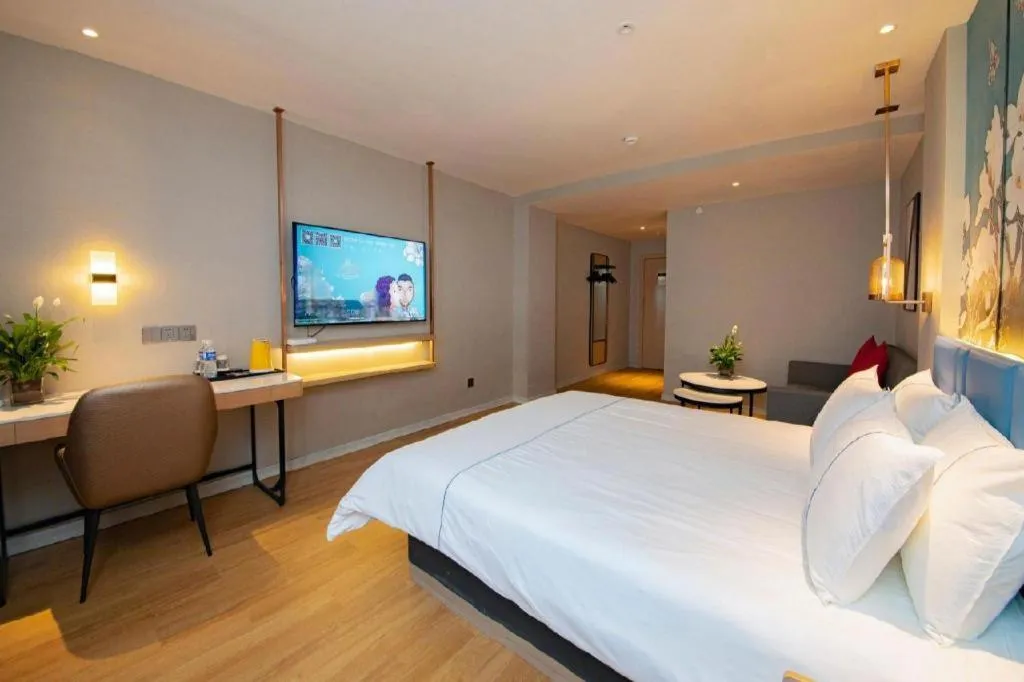 Bed in Magnotel Business Xuzhou Feng County Bus Station