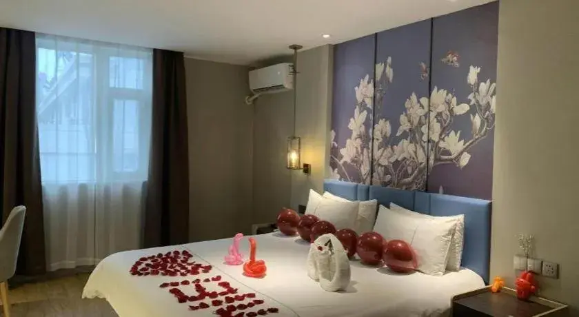 Bed in Magnotel Business Xuzhou Feng County Bus Station Bed in Magnotel Business Xuzhou Feng County Bus Station