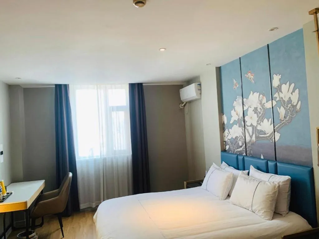 Bed in Magnotel Business Xuzhou Feng County Bus Station