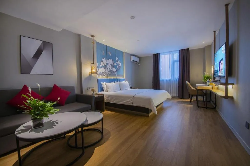 Bed in Magnotel Business Xuzhou Feng County Bus Station