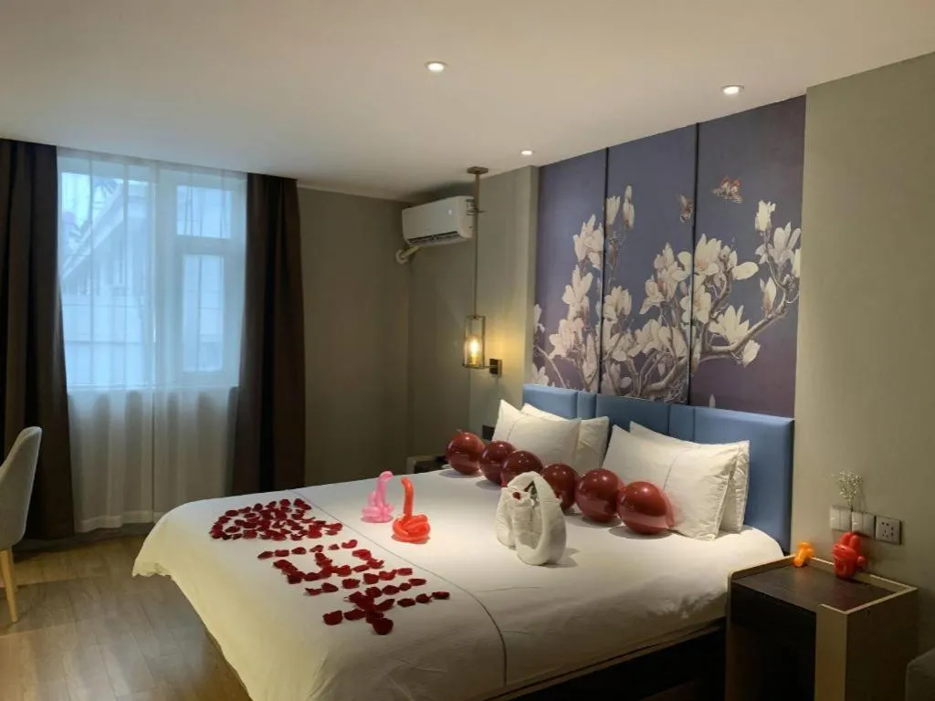 Bed in Magnotel Business Xuzhou Feng County Bus Station