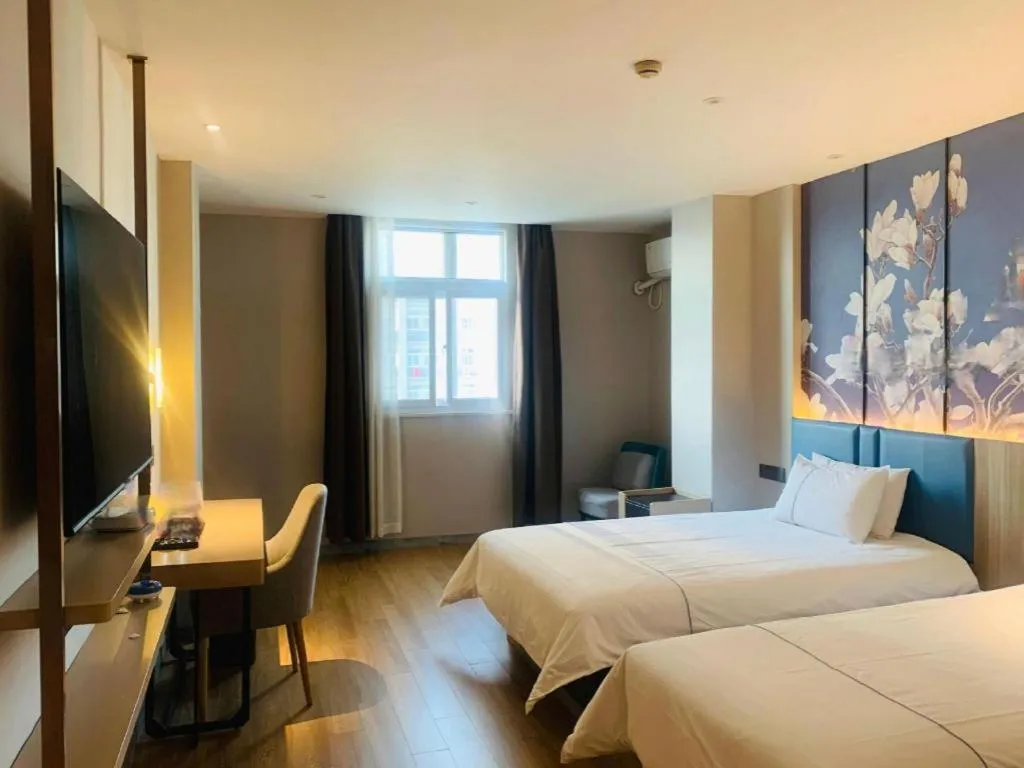 Bed in Magnotel Business Xuzhou Feng County Bus Station