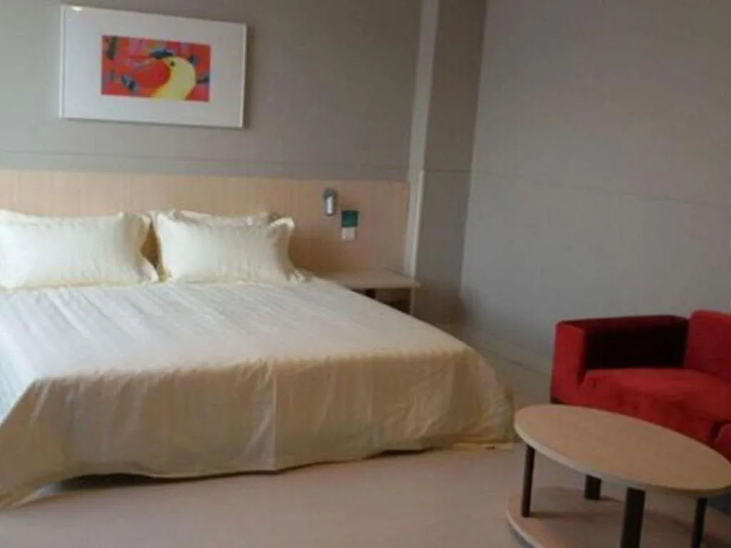 Bed in Jinjiang Inn Tianjin Jizhou Renmin West Street Branch