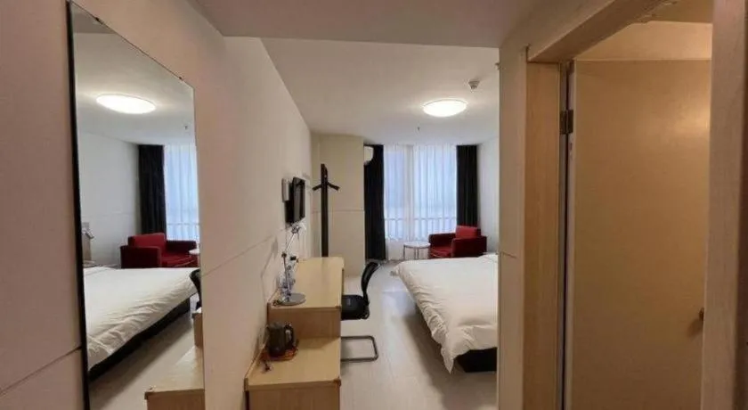 Bed in Jinjiang Inn Tianjin Jizhou Renmin West Street Branch