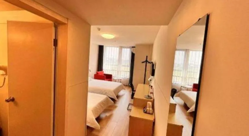 Bed in Jinjiang Inn Tianjin Jizhou Renmin West Street Branch