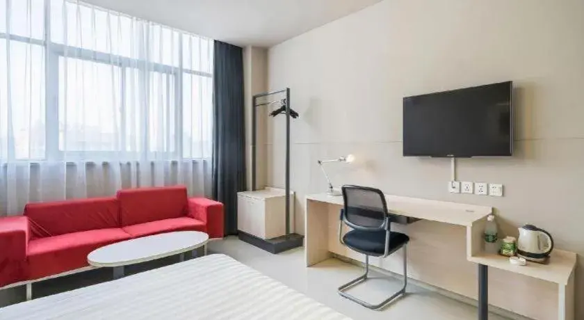 Bed in Jinjiang Inn Xuzhou Peixian Hancheng Road Bed in Jinjiang Inn Xuzhou Peixian Hancheng Road