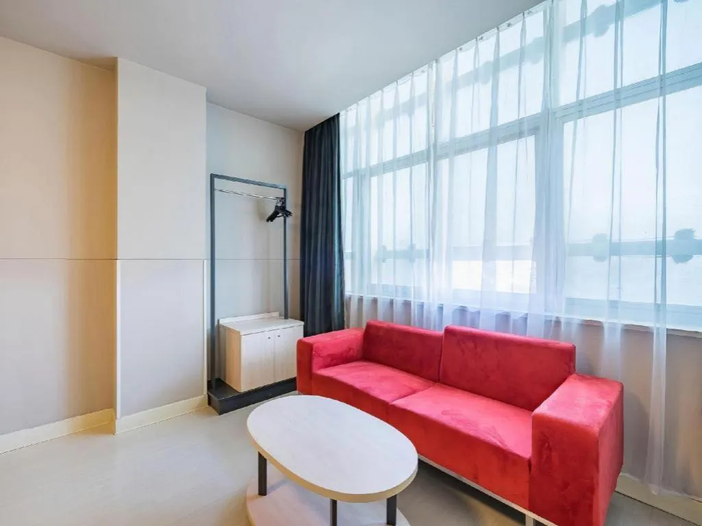 Bed in Jinjiang Inn Xuzhou Peixian Hancheng Road