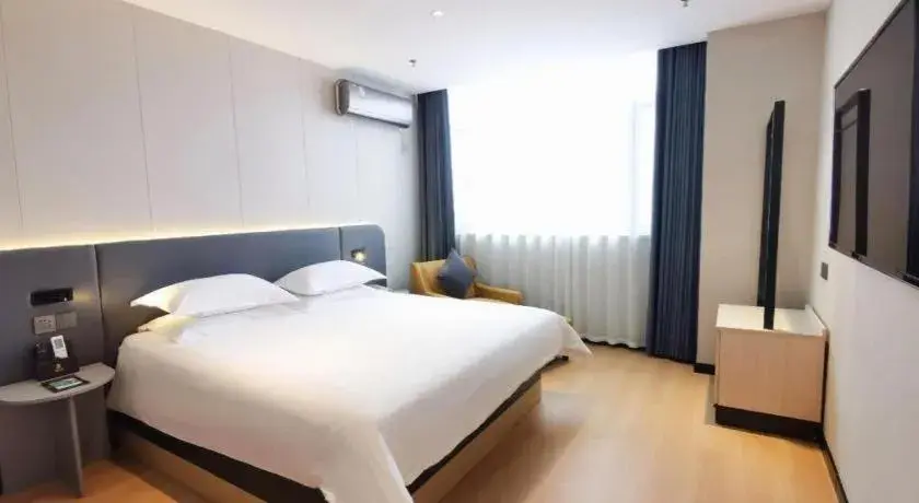 Bed in Jinjiang Inn Xuzhou Peixian Hancheng Road Bed in Jinjiang Inn Xuzhou Peixian Hancheng Road